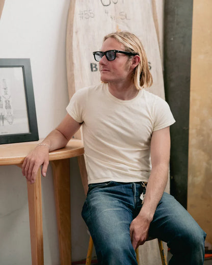 DECADE eyewear MELVIN 80s GLOSS BLACK / BLUE