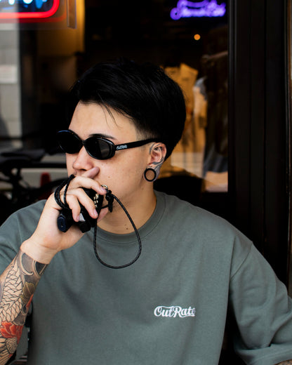 CUTRATE LOGO GLASSES　カットレイト　ロゴ　サングラス