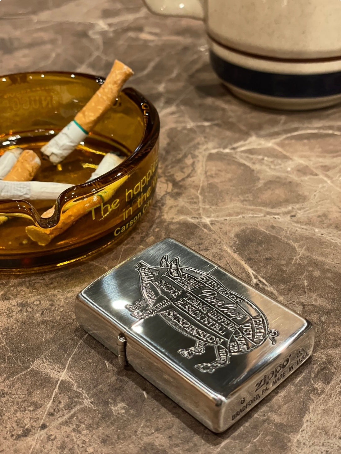 PORKCHOP GARAGE SUPPLY PORK ZIPPO 2025