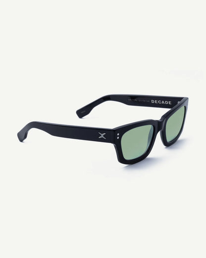 DECADE eyewear MILTON 60s GLOSS BLACK / GREEN