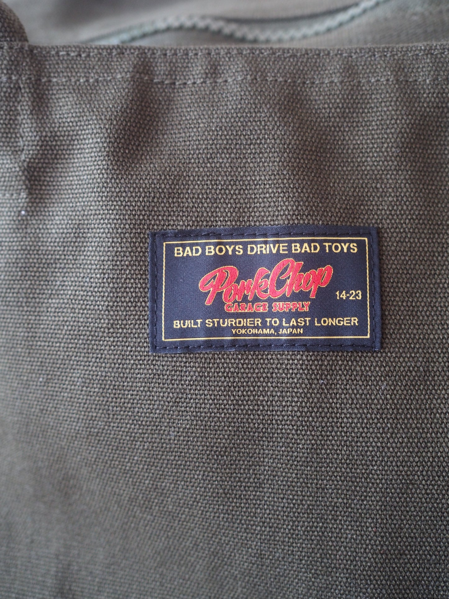 PORKCHOP GARAGE SUPPLY CYOW ZIP TOTE BAG ポークチョップガレージサプライ　ジップトートバッグ