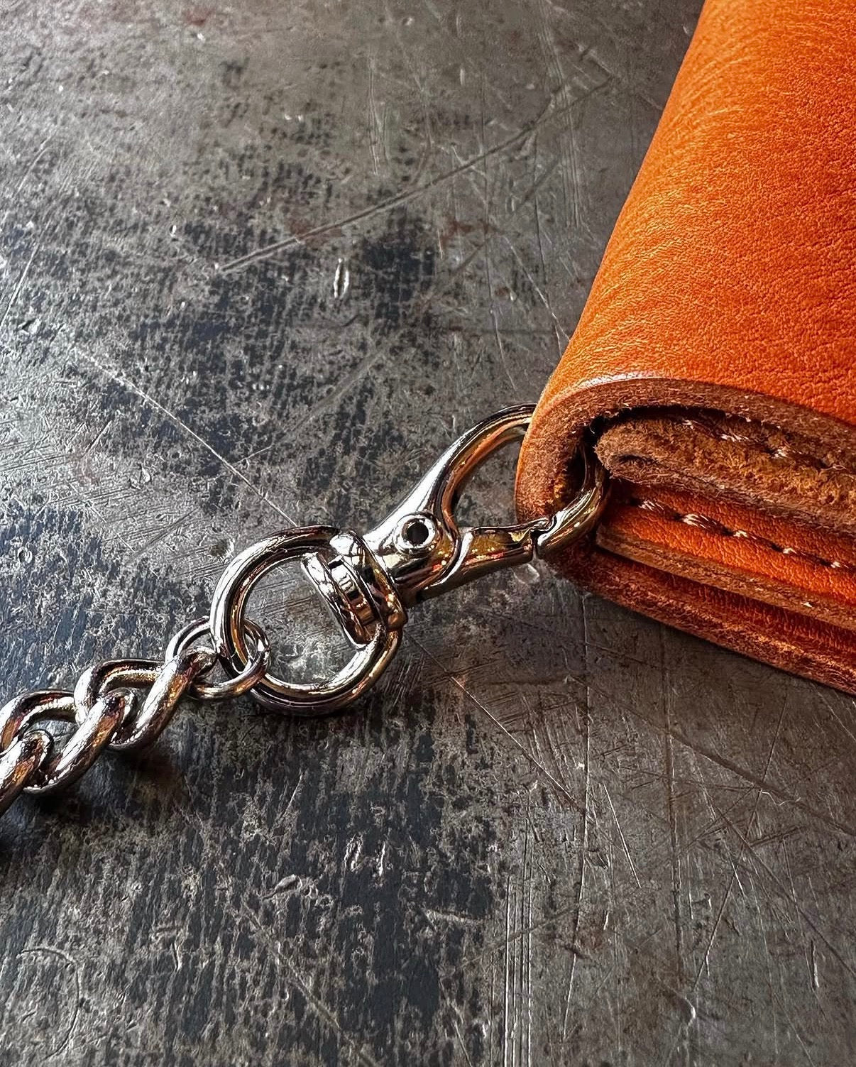 Motive Equipped モーティブイクイップド WALLET CHAIN CHROME BROWN