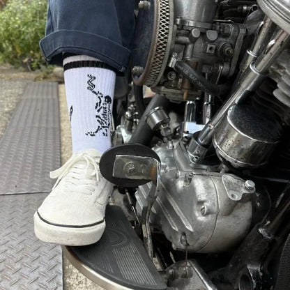 HWZN.MFG.CO. "SkeltonArmy Middle Sox" ハウゼン ソックス
