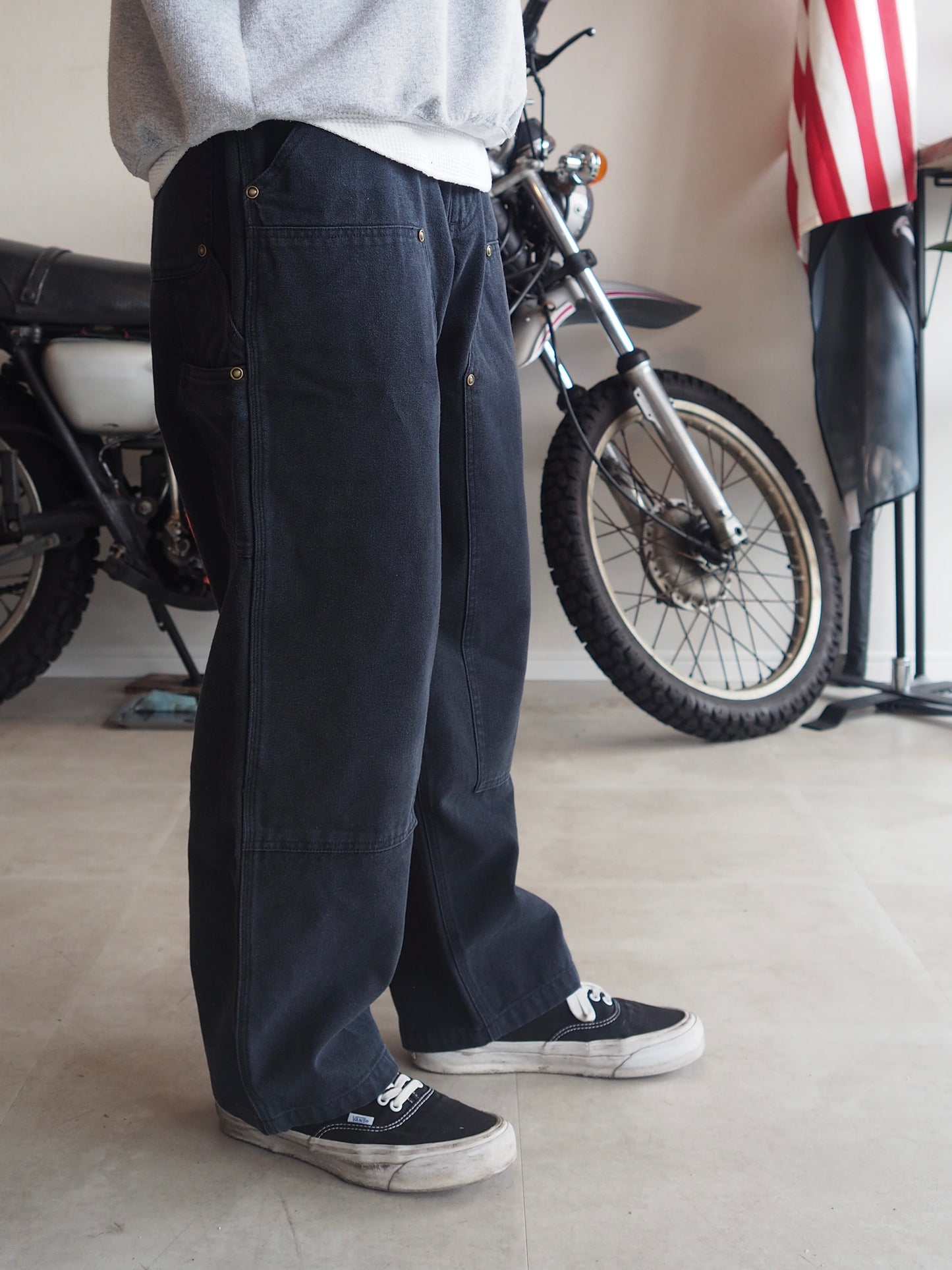 Raffles double knee painter pants