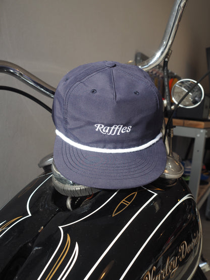 Raffles logo 5panel nylon cap