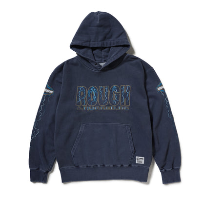 ROUGH AND RUGGED DESIGN HOODIE ラフアンドラゲッド デザインフーディー パーカー