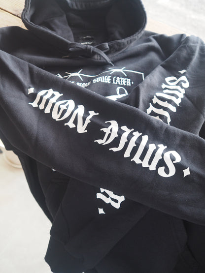 BRIXTON SMILE ALWAYS RELAXED HOODIE - BLACK ブリクストン スマイルオールウェイズ リラックス フーディ パーカー