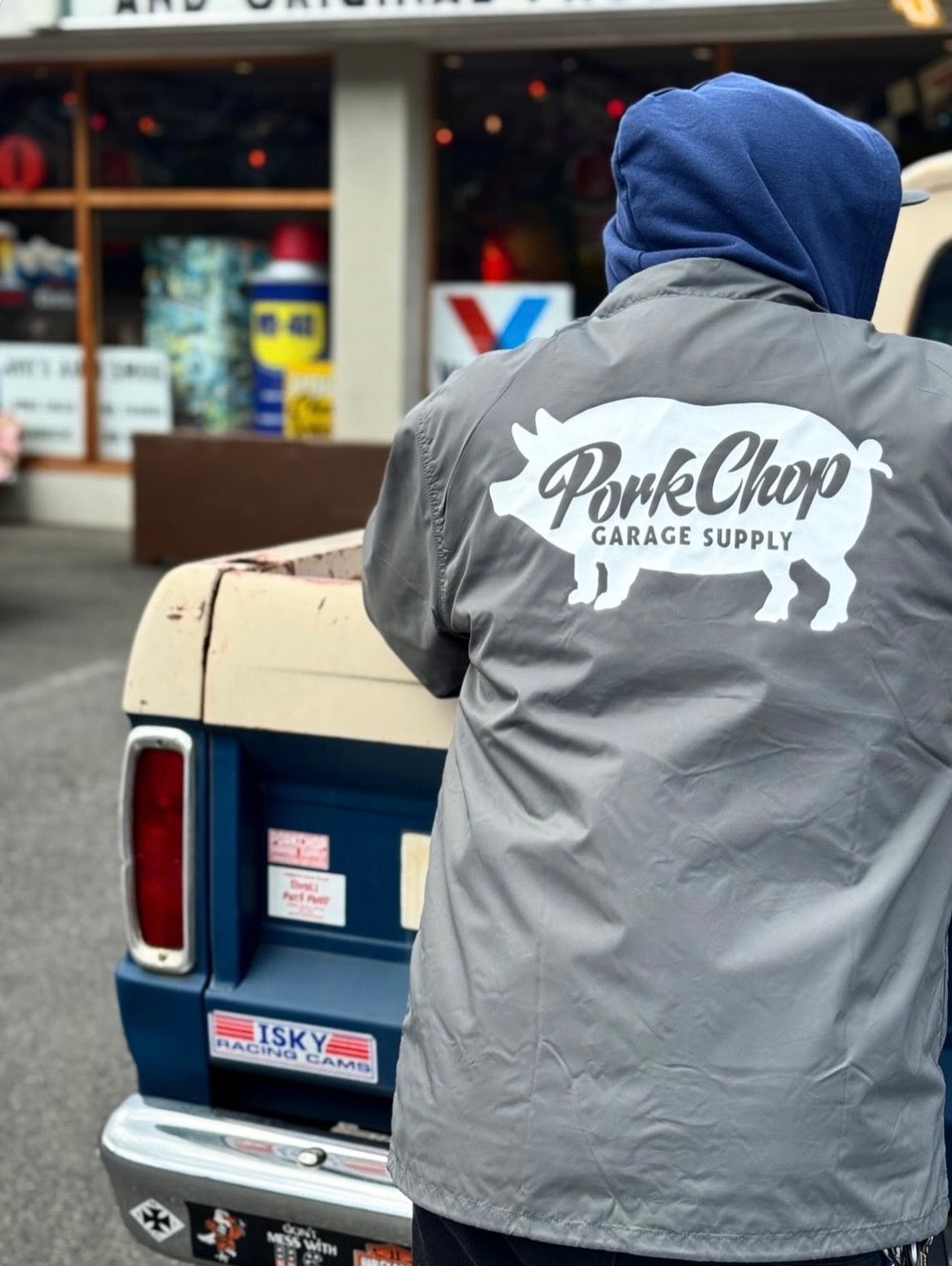PORKCHOP GARAGE SUPPLY SCRIPT PORK COACH JKT ポークチョップ