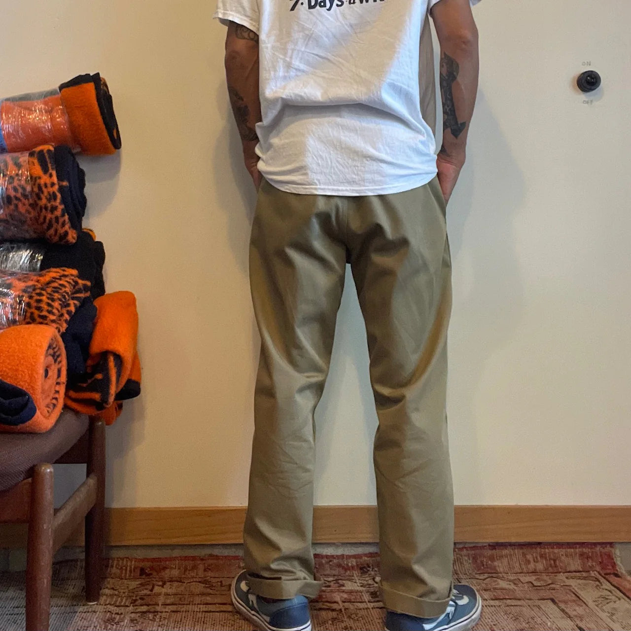 Psicom tivoLi surf shop  Everyday WORK PANTS "T/C" 2024 / Navy, Khaki　サイコム　チボリサーフショップ　エブリデイワークパンツ