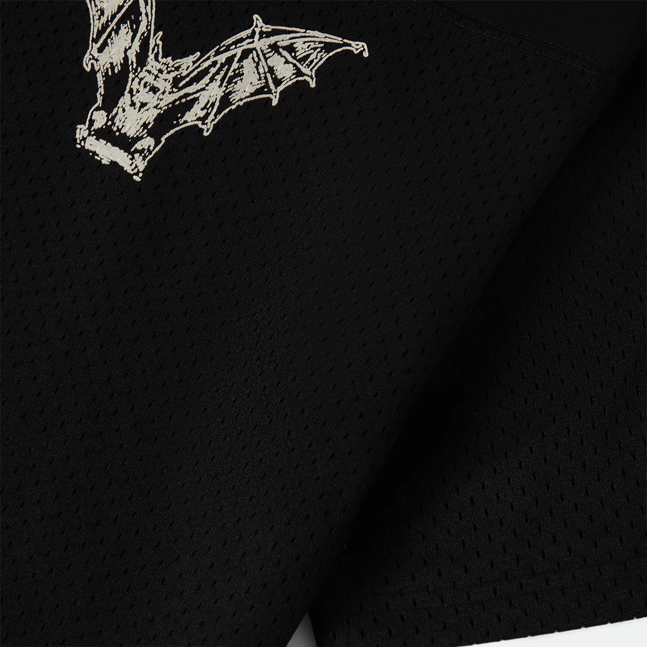 BRIXTON BAGGY MESH PRACTICE JERSEY - BLACK/WHITE CHIPPA ブリクストン バギーメッシュジャージ