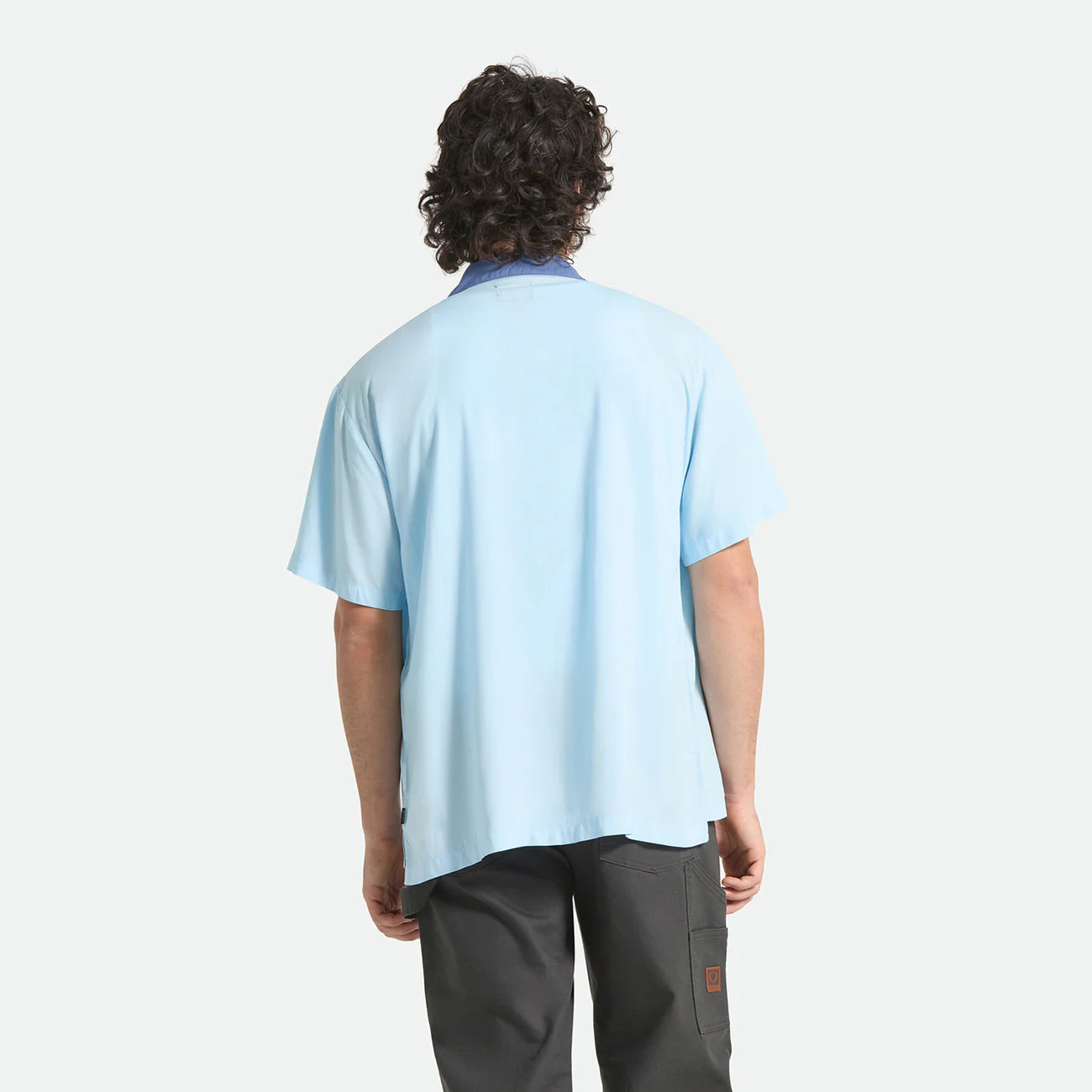 BRIXTON LAFAYETTE S/S WVN BLUE AURA ブリクストン ラファイエット ショートスリーブシャツ