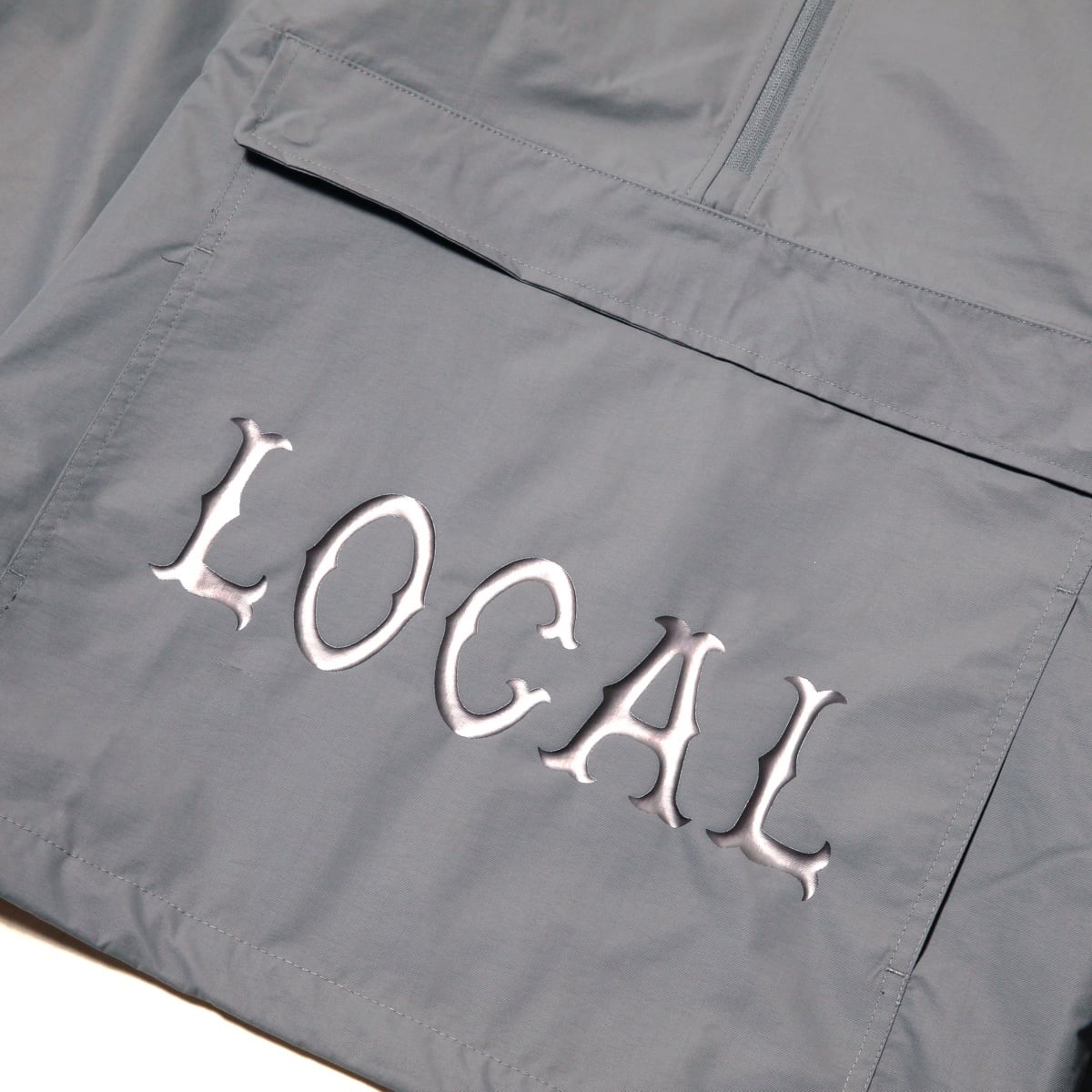 CUTRATE CLASSIC LOCAL LOGO NYLON ANORAK HOODIE　カットレイト　クラシックローカルロゴ　ナイロンフードジャケット