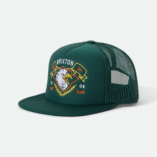 BRIXTON RUCKETT NP HP TRUCKER HAT - NIGHT SAGE/NIGHT SAGE