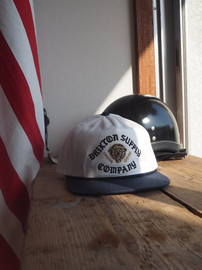 BRIXTON MORADO MP SNAPBACK MIDNIGHT BLUE/WHITE ブリクストン モラード スナップバックキャップ