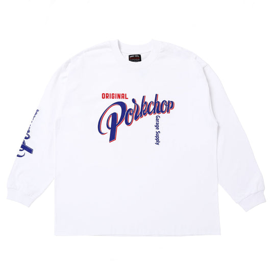PORKCHOP GARAGE SUPPLY CRS LOGO L/S TEE