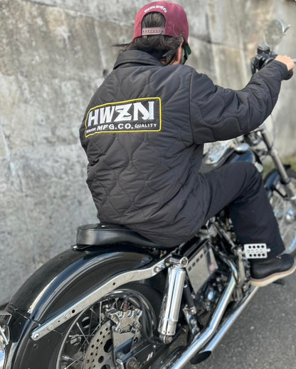 HWZN.MFG.CO.  Box logo quilting jacket　ハウゼン　ボックスロゴ　キルティングジャケット