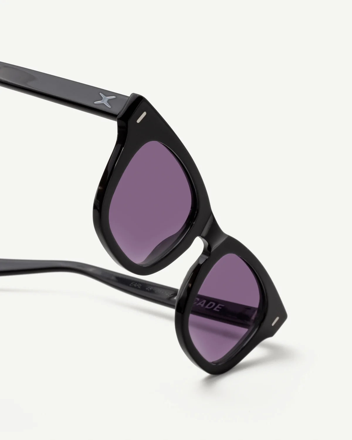 DECADE eyewear EARL 50s  GLOSS BLACK / PURPLE