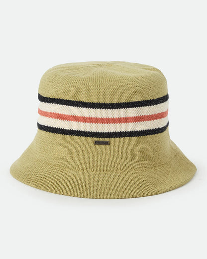 BRIXTON REDDING KNIT PACKABLE HAT - GREEN MULTI STRIPE