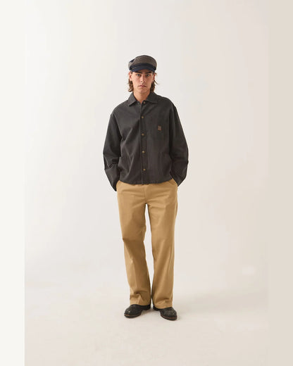 BRIXTON PAINTERS JACKET - WASHED BLACK