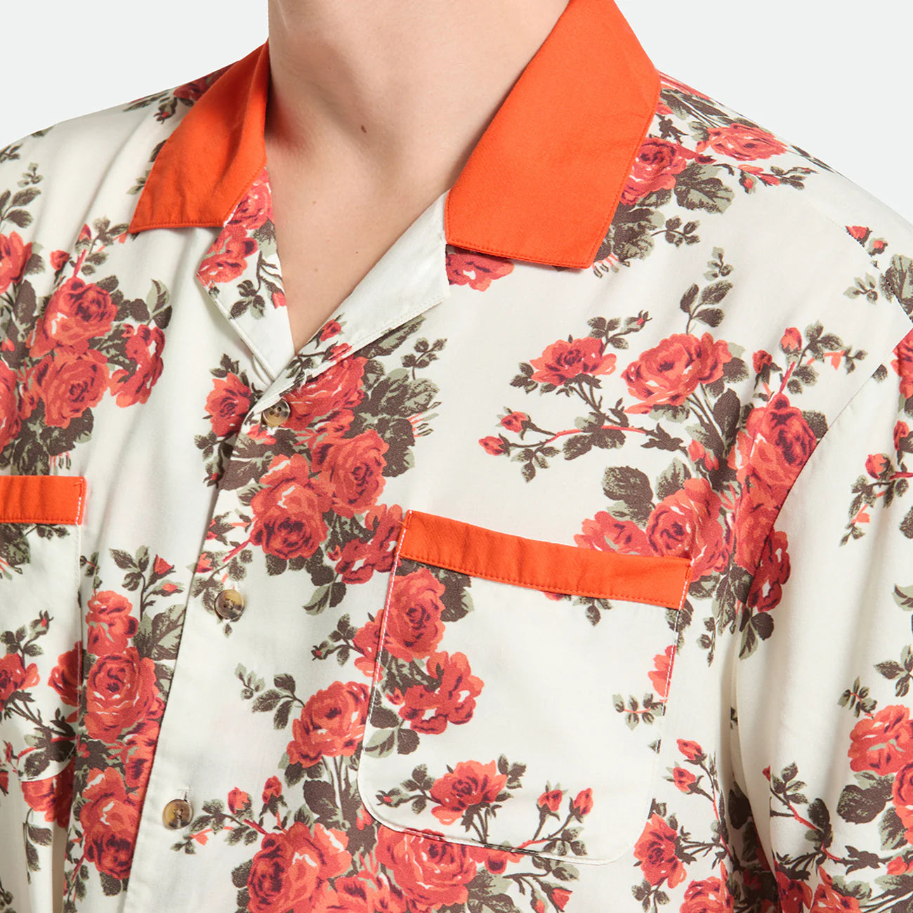 BRIXTON LAFAYETTE S/S WVN ROSE BUD ブリクストン ラファイエット ショートスリーブシャツ