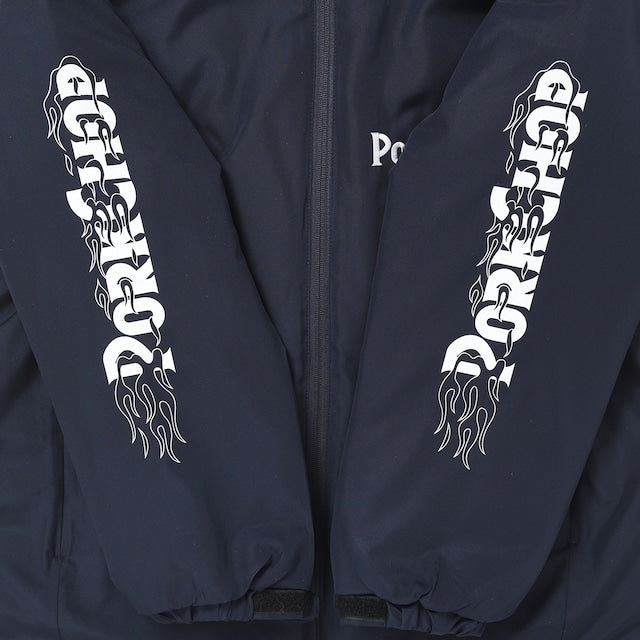 PORKCHOP GARAGE SUPPLY BURNING LOGO HOODED JKT