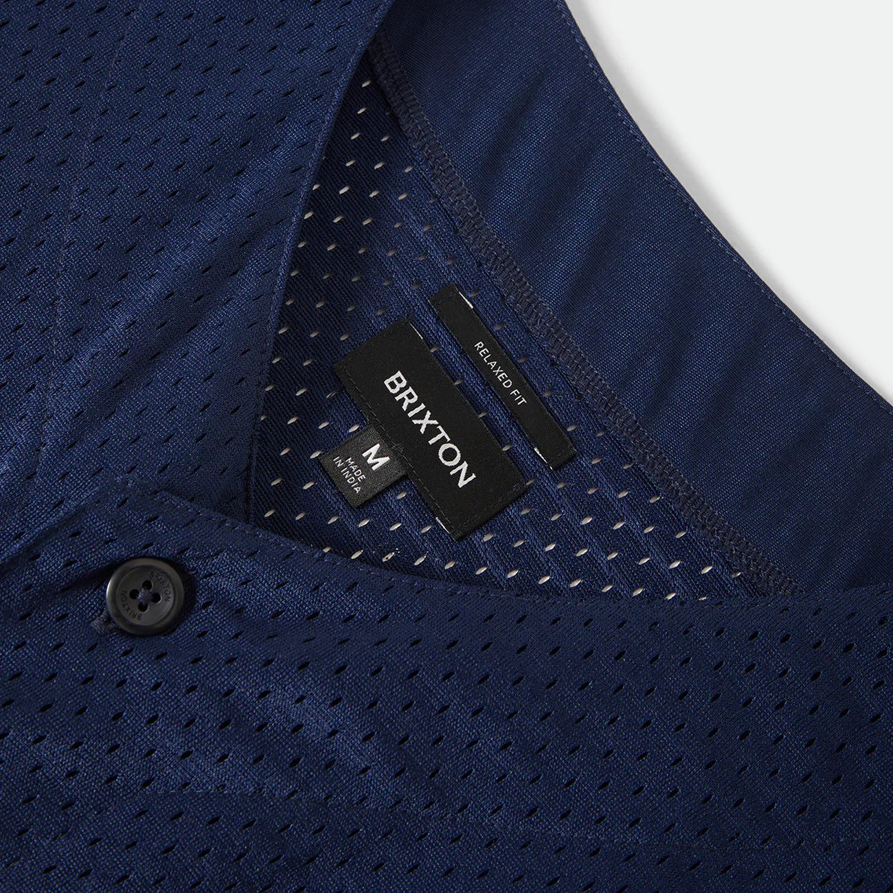 BRIXTON THE BRIXTON MESH BASEBALL JERSEY - WASHED NAVY ブリクストン メッシュベースボールジャージ