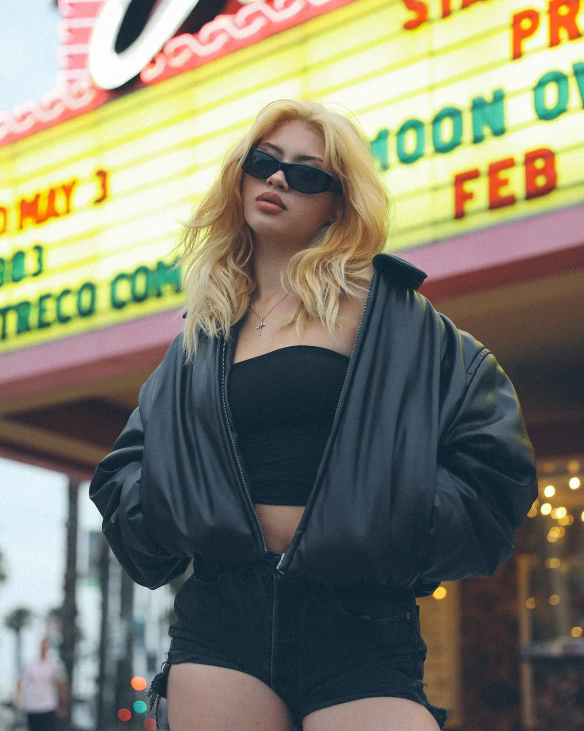 DECADE eyewear MARLI 90s GLOSS BLACK / GREY