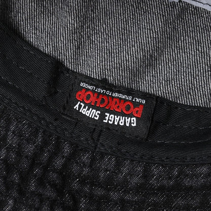 PORKCHOP GARAGE SUPPLY P POWER DENIM BUCKET HAT