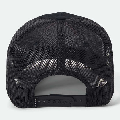 BRIXTON LEEWAY MP TRUCKER HAT - BLACK/BLACK ブリクストン リーウェイ トラッカーキャップ