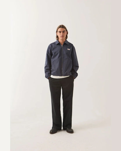 TRADEMARK LW GARAGE ZIP JACKET - WASHED NAVY