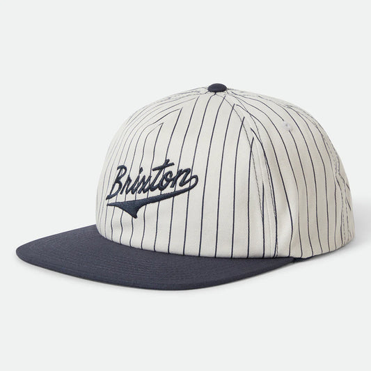 BRIXTON THE LEAGUE MP SNPK  WASHED NAVY/OFF WHITE