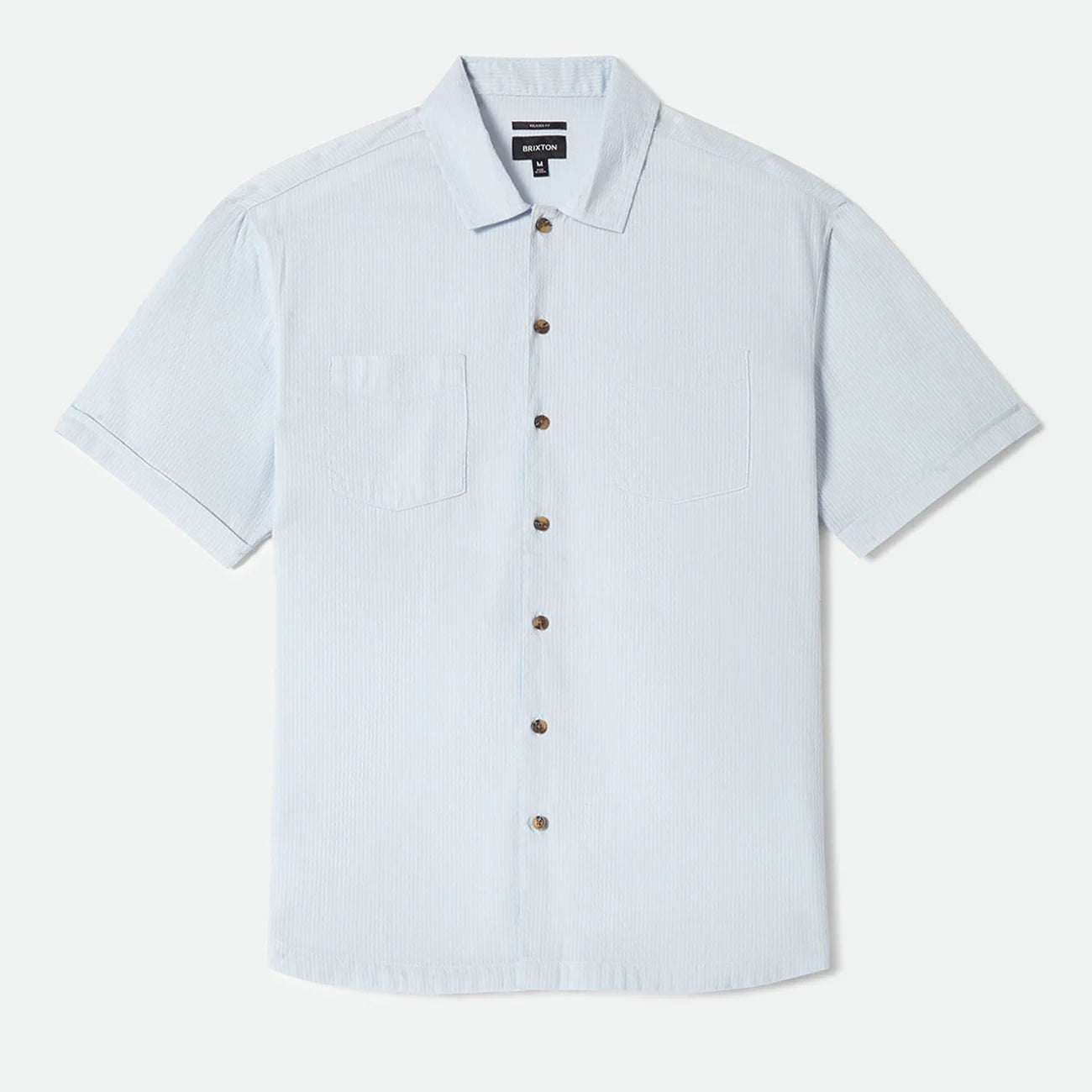 BRIXTON THE VINTAGE S/S WVN BLUE AURA ブリクストン ビンテージ ショートスリーブシャツが