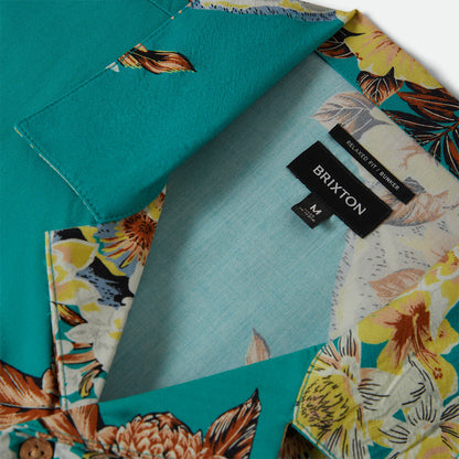 BRIXTON BUNKER VACATION S/S WVN ブリクストン バンカーバケーション リラックスショートスリーブシャツ