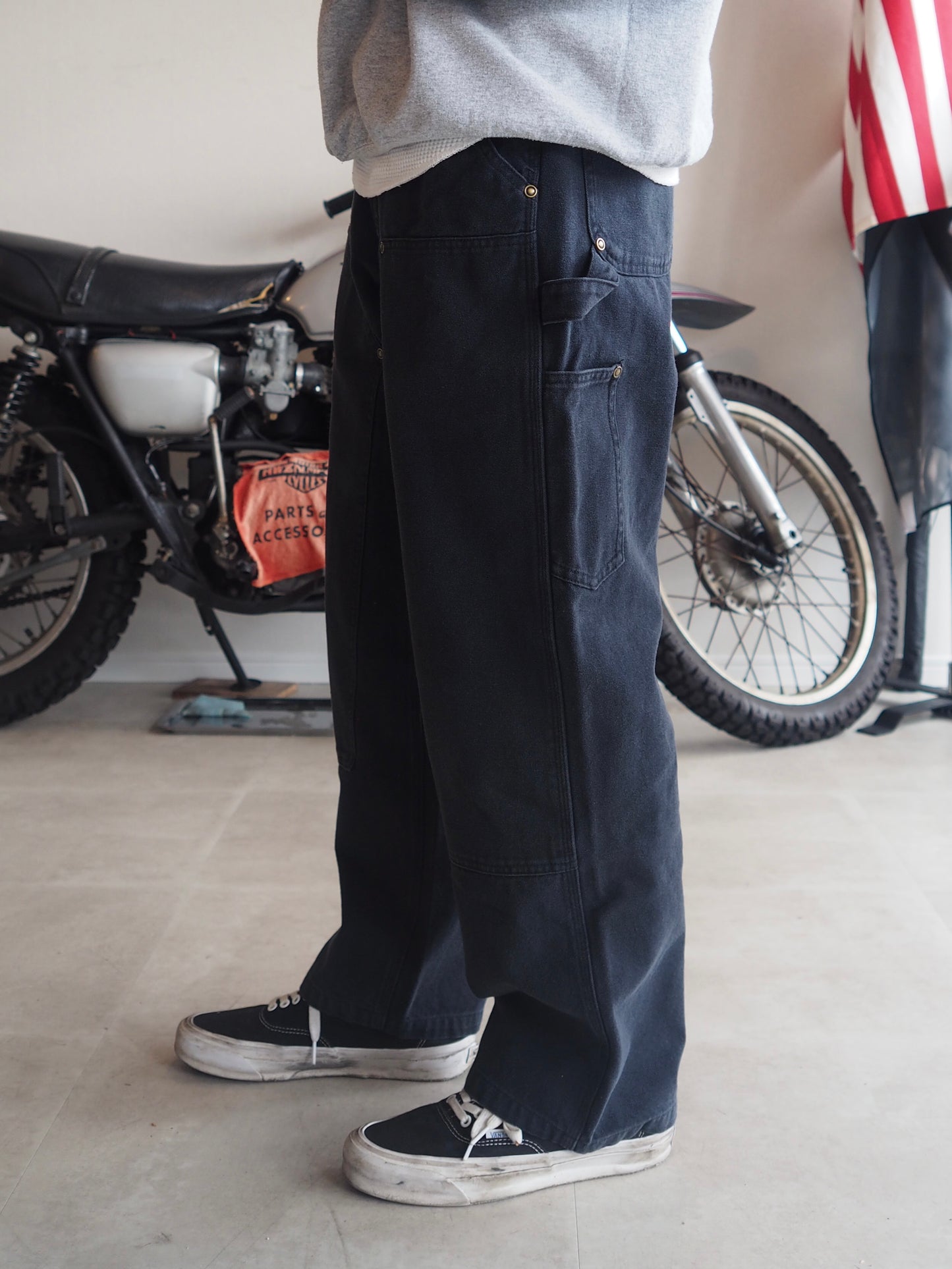 Raffles double knee painter pants