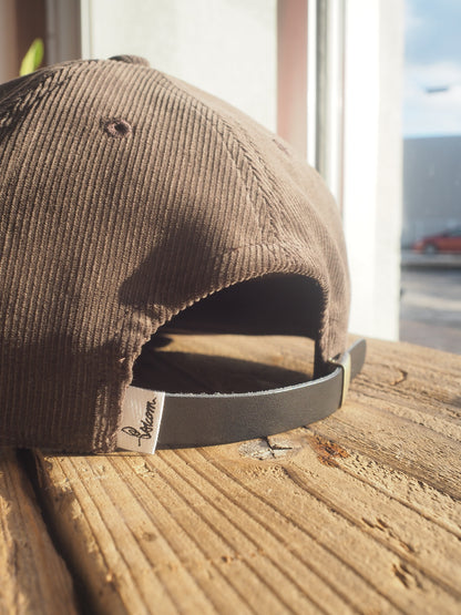 Psicom tivoLi surf shop 2026 CORDUROY LAME CAP PSICOM Black / Brown    サイコム　チボリサーフショップ　コーデュロイキャップ　ブラック/ブラウン