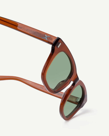 DECADE eyewear EARL 50s COFFEE / GREEN