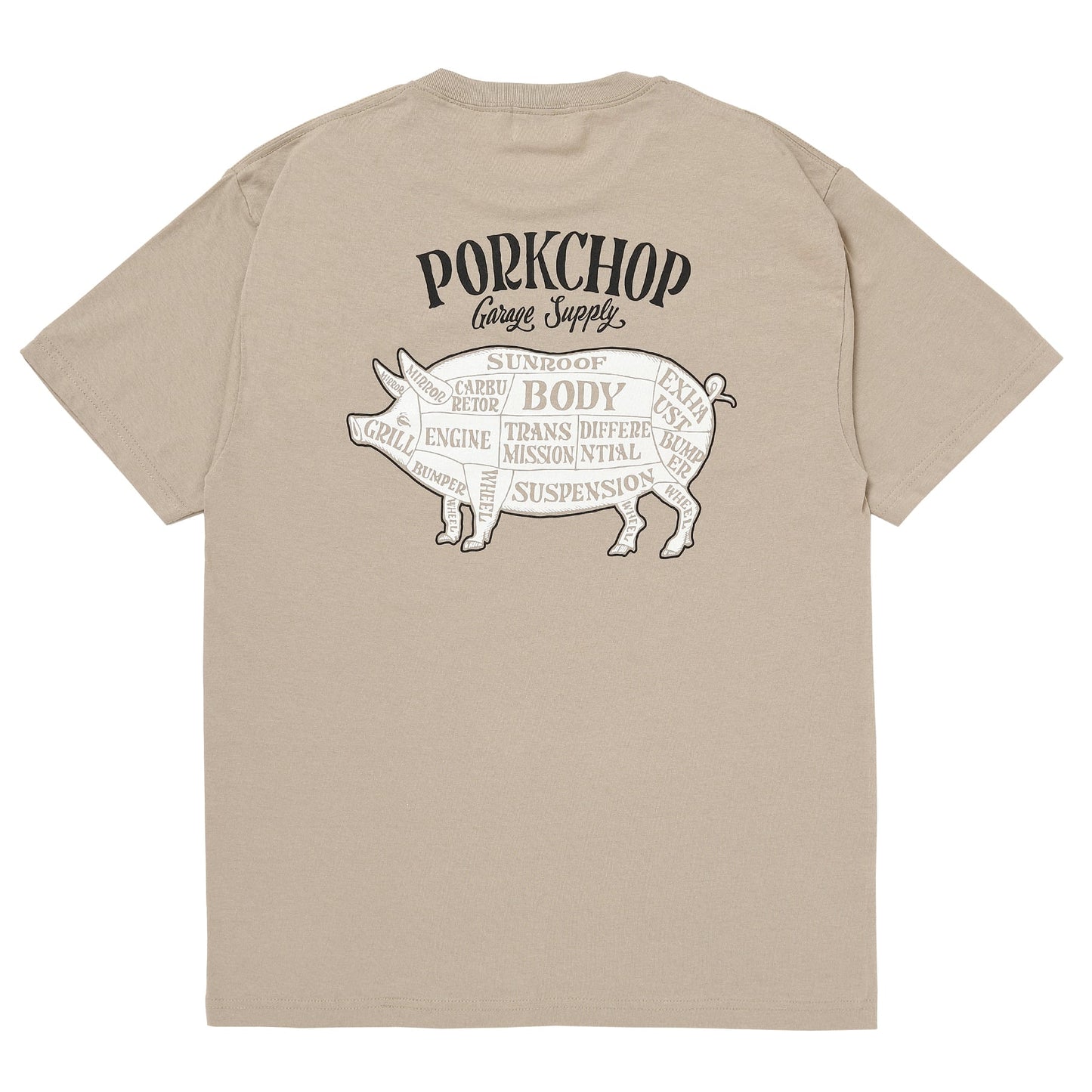 PORKCHOP GARAGE SUPPLY PORK BACK TEE