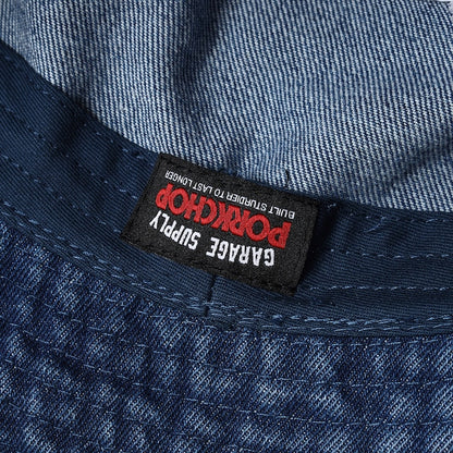 PORKCHOP GARAGE SUPPLY P POWER DENIM BUCKET HAT