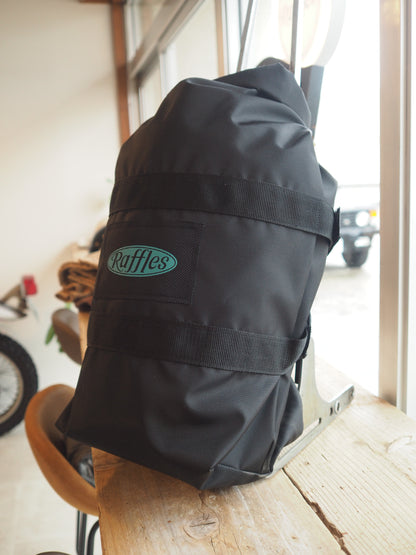 受注生産　Raffles original sissy bar bag  防水使用　※ 注文から2〜3週間程度頂きます。　ラッフルズオリジナルシーシーバーバッグ