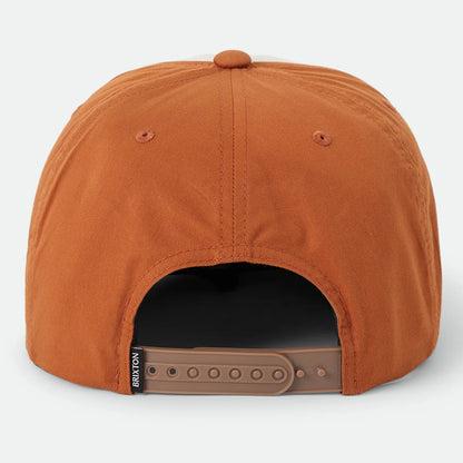 BRIXTON GRADE SNAPBACK - WHITECAP/CARAMEL