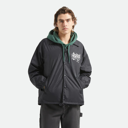 BRIXTON WATCHMAN LW COACHES JKT - BLACK ブリクストン ウォッチメン コーチジャケット
