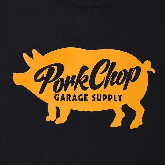 PORKCHOP GARAGE SUPPLY SCRIPT PORK L/S TEE ポークチョップガレージ