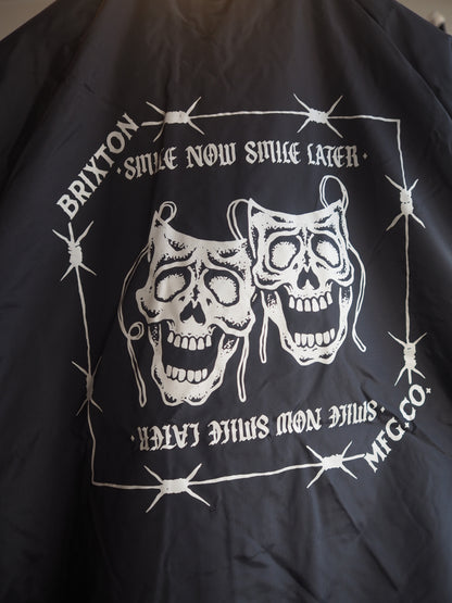 BRIXTON WATCHMAN LW COACHES JKT - BLACK ブリクストン ウォッチメン コーチジャケット
