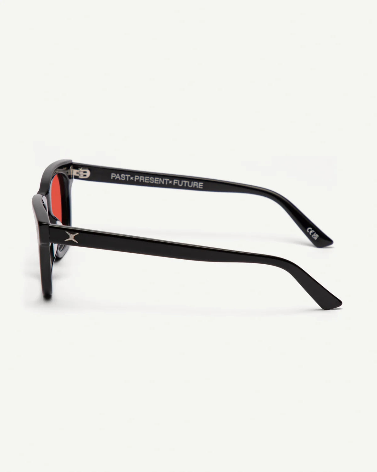 DECADE eyewear BIG EARL 50s GLOSS BLACK / RED