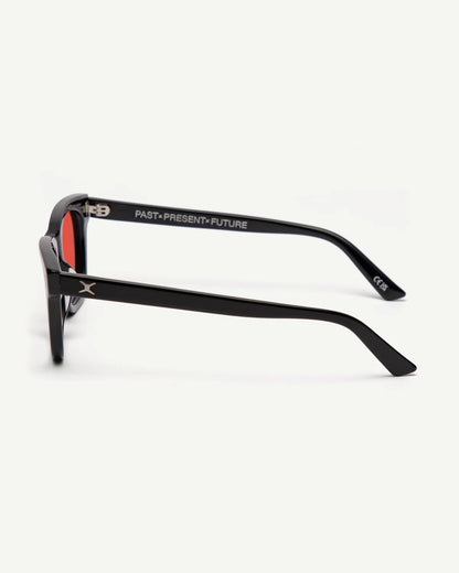 DECADE eyewear BIG EARL 50s GLOSS BLACK / RED