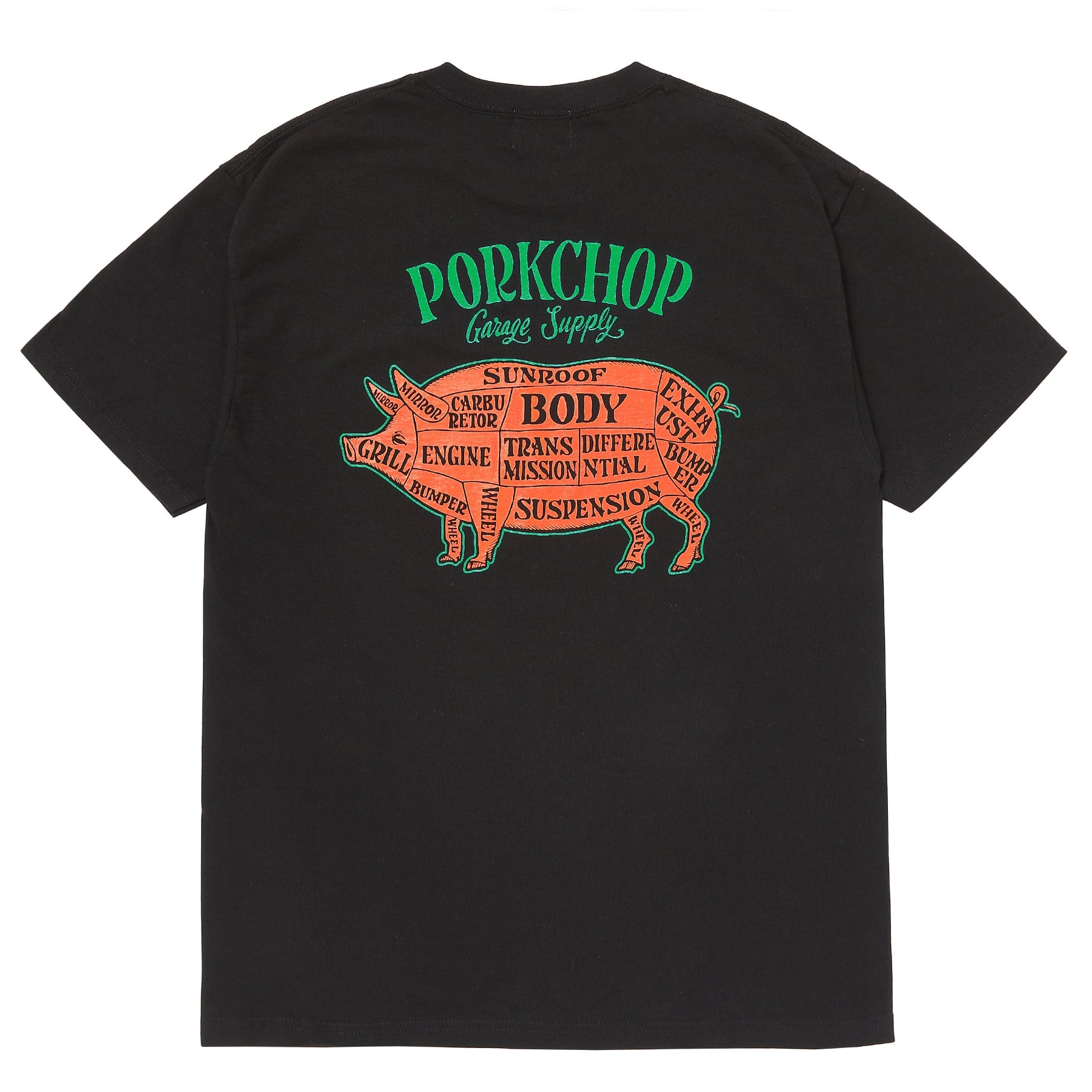 PORKCHOP GARAGE SUPPLY PORK BACK TEE ポークチョップガレージ