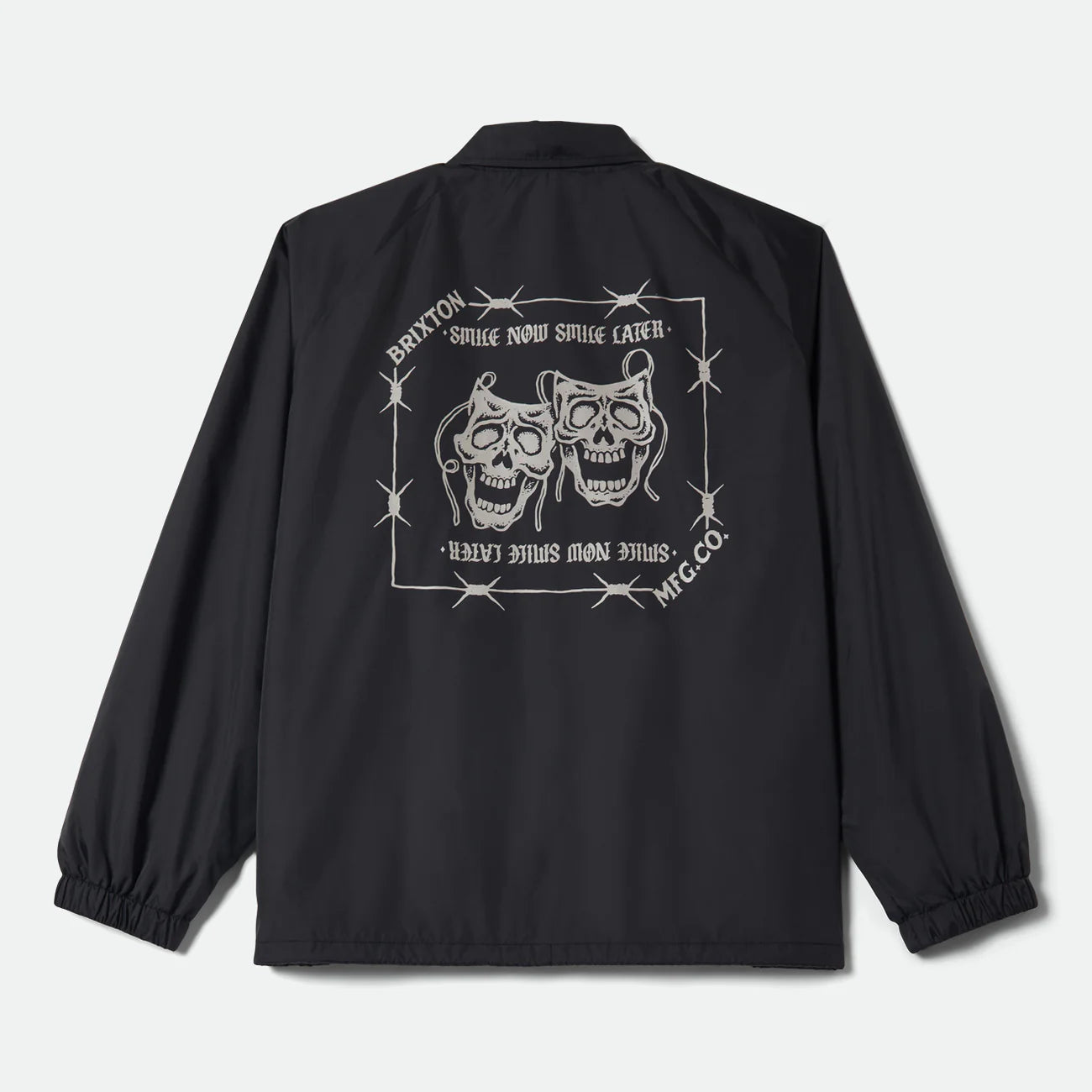 BRIXTON WATCHMAN LW COACHES JKT - BLACK ブリクストン ウォッチメン コーチジャケット