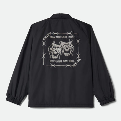 BRIXTON WATCHMAN LW COACHES JKT - BLACK ブリクストン ウォッチメン コーチジャケット