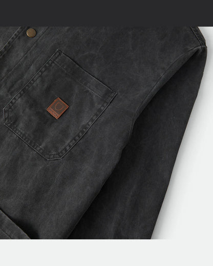 BRIXTON PAINTERS JACKET - WASHED BLACK