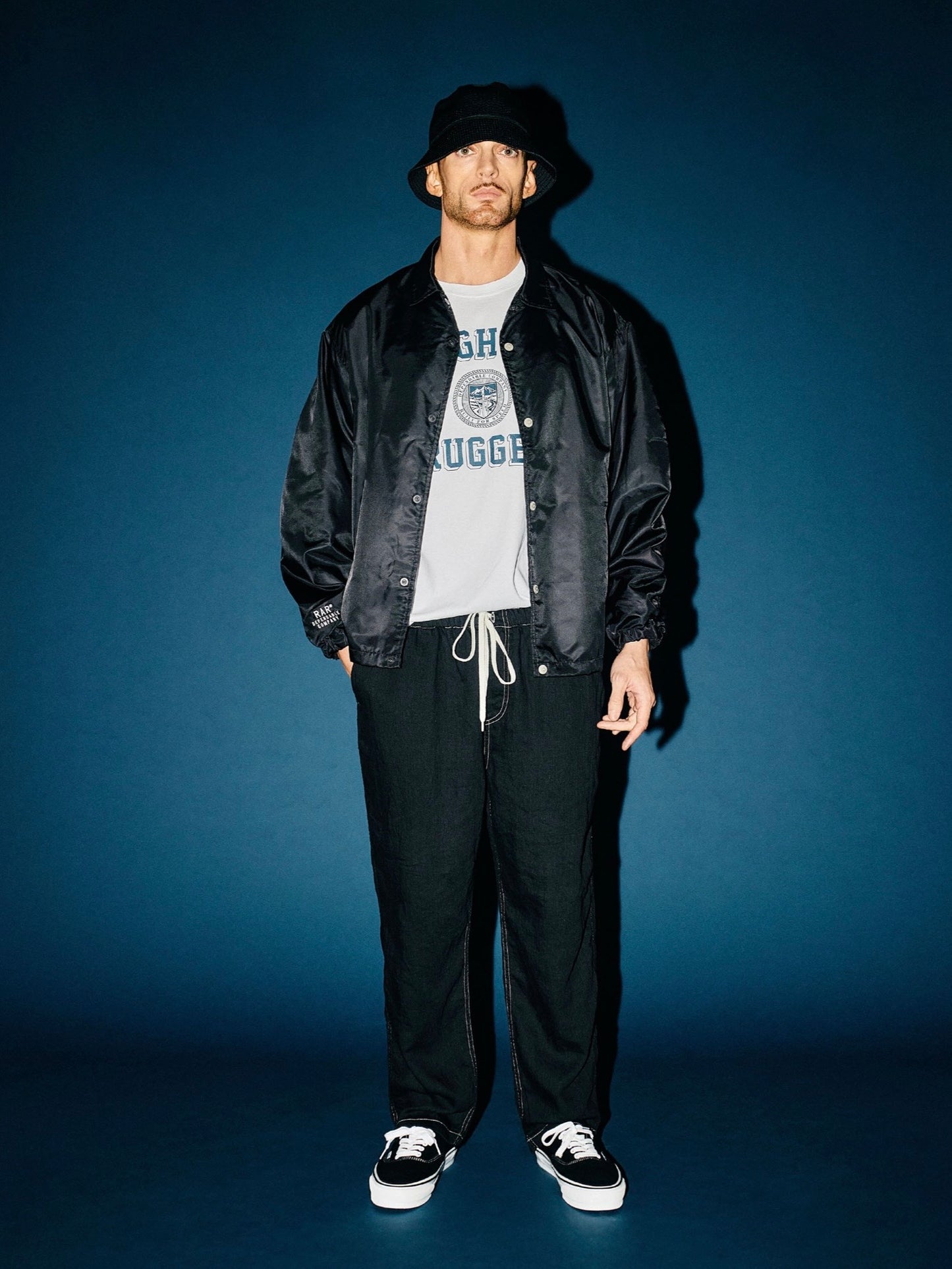 ROUGH AND RUGGED VISION ラフアンドラゲッド ビジョン MA-１ ウィンドブレーカー MIX コーチジャケット